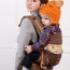 Эрго-рюкзак My Baby Classic, шоколадный, огурцы - Эрго-рюкзак My Baby Classic, шоколадный, огурцы